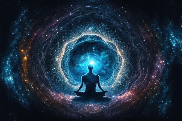 a yogi becoming aware of spiritual energy